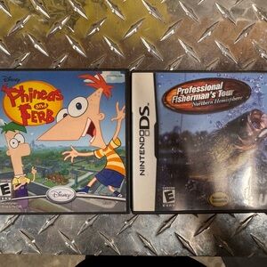 Nintendo DS Games: Phineas and Ferb & Fisherman's Tour